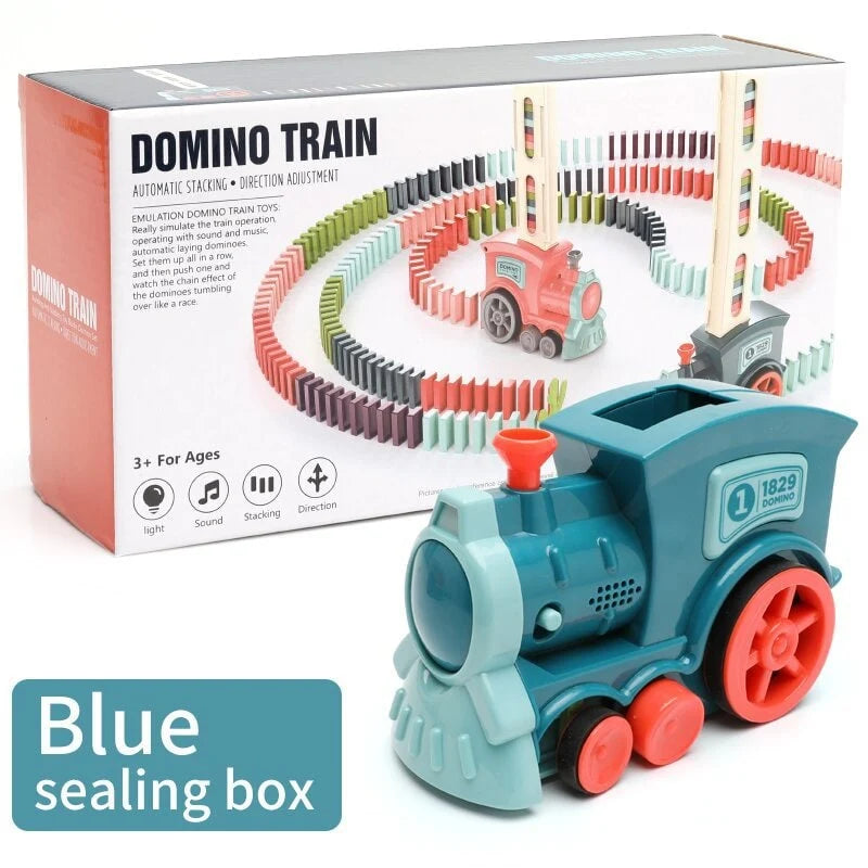Domino Train Automatic Steerable Hopper 60 Piece Set