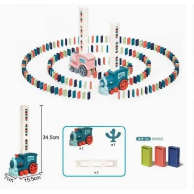 Domino Train Automatic Steerable Hopper 60 Piece Set