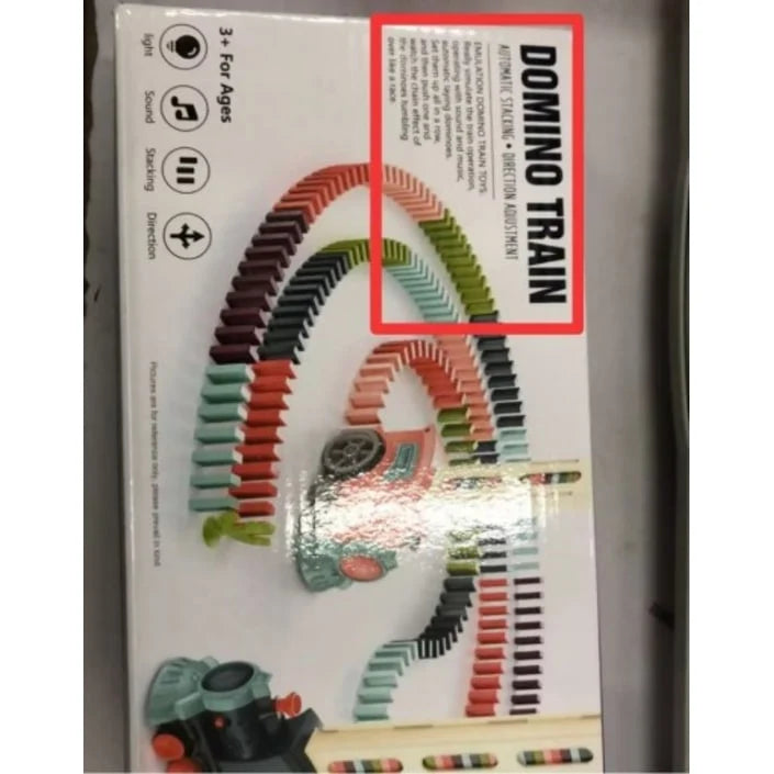 Domino Train Automatic Steerable Hopper 60 Piece Set