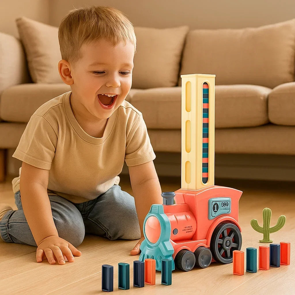Domino Train Motorized Placement & Reusable Cartridge