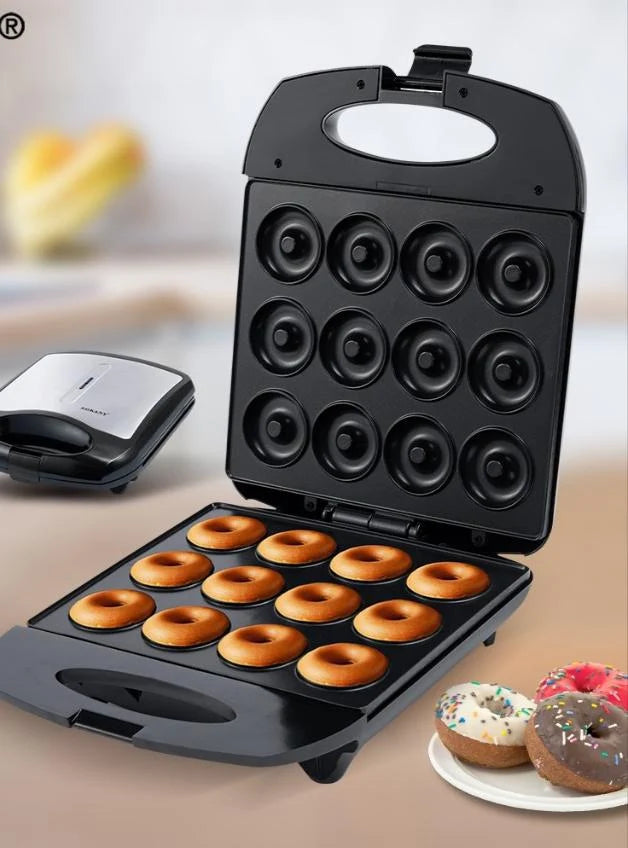 Donut Maker 12 Cavity Nonstick Even Heat