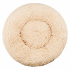 Donut Pet Bed Orthopedic Faux Fur Machine Washable