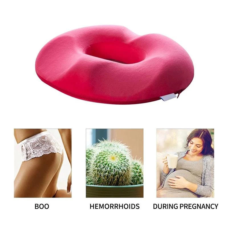 Donut Seat Cushion Memory Foam Tailbone Relief