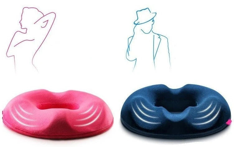 Donut Seat Cushion Memory Foam Tailbone Relief