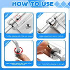 Door Closer Silent Adjustable Tension Stainless Steel