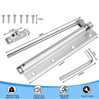 Door Closer Silent Adjustable Tension Stainless Steel