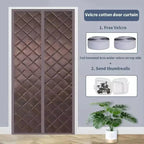 Door Curtain Self-Closing Magnetic Thermal Insulated & Waterproof
