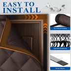 Door Curtain Self-Closing Magnetic Thermal Insulated & Waterproof
