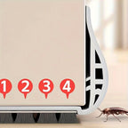 Door Draft Stopper Adjustable No-Install Thermal & Noise-Reducing