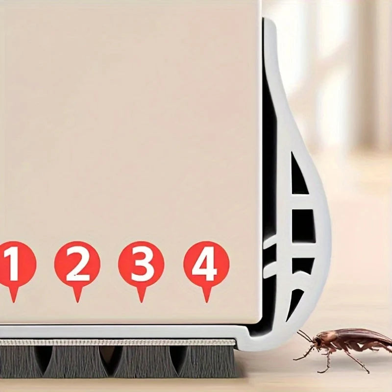 Door Draft Stopper Adjustable No-Install Thermal & Noise-Reducing