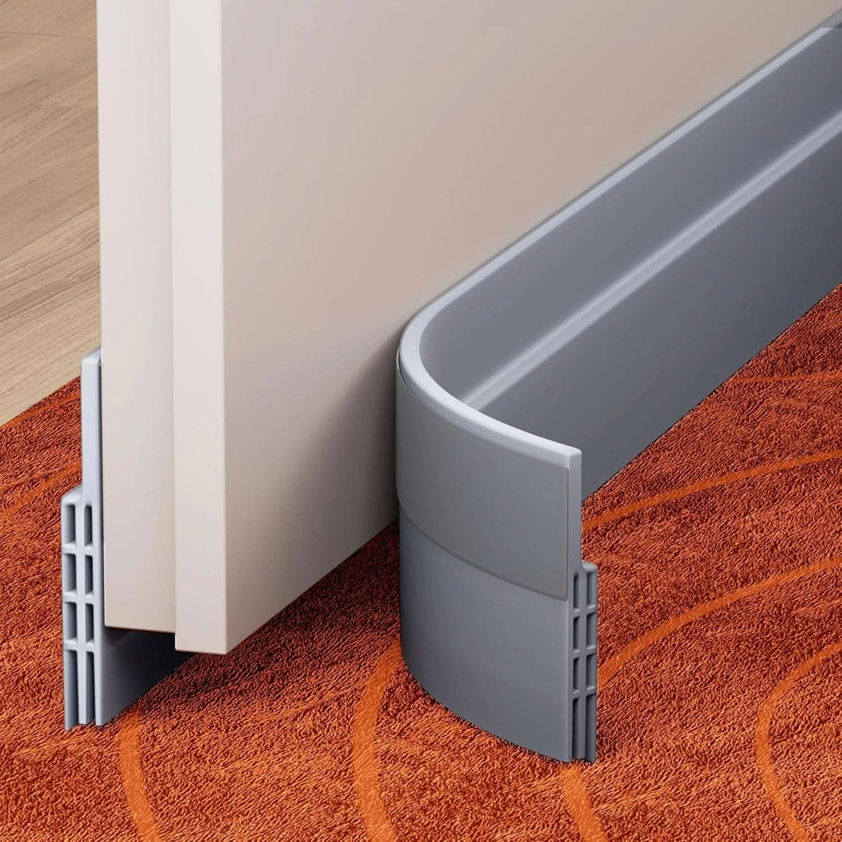 Door Draft Stopper Self-Adhesive Silicone Noise-Reducing
