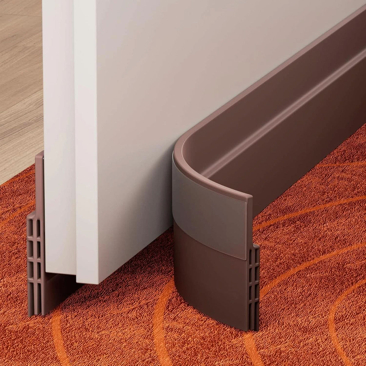 Door Draft Stopper Self-Adhesive Silicone Noise-Reducing