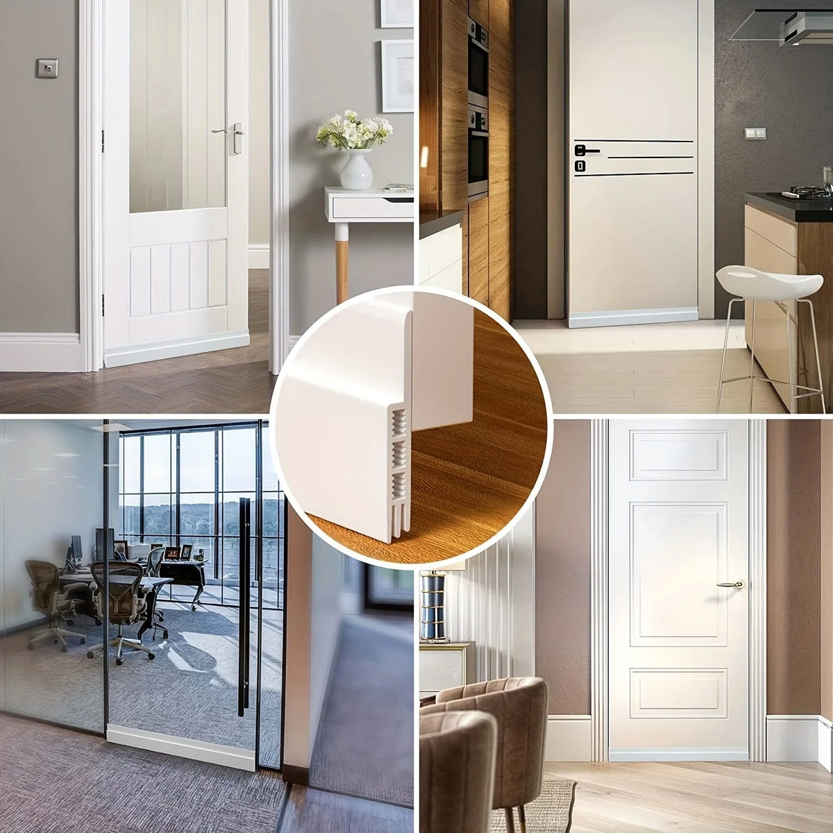 Door Draft Strip Self-Adhesive Silicone Soundproof