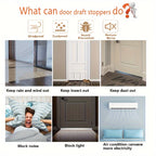Door Draft Strip Self-Adhesive Silicone Soundproof