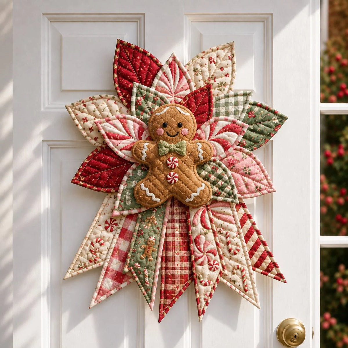 Door Hanging Sewing Kit Quilted Christmas 7 Designs