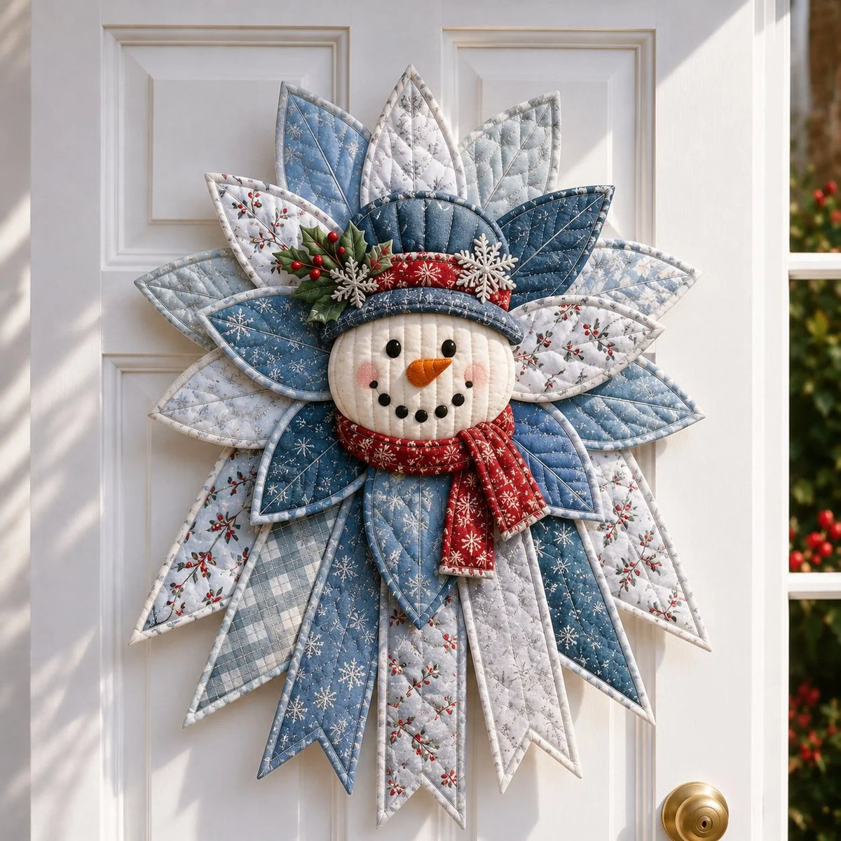 Door Hanging Sewing Kit Quilted Christmas 7 Designs