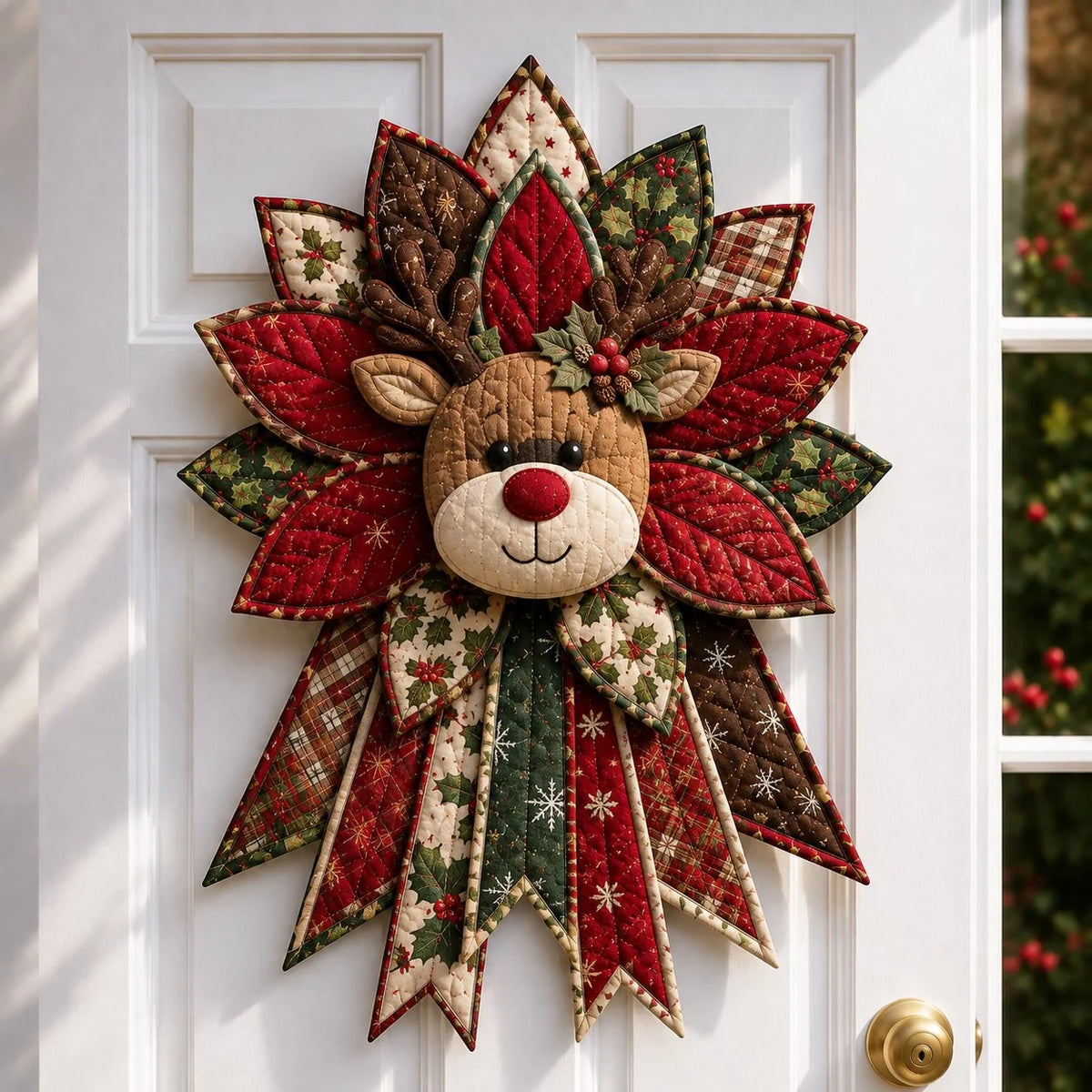 Door Hanging Sewing Kit Quilted Christmas 7 Designs