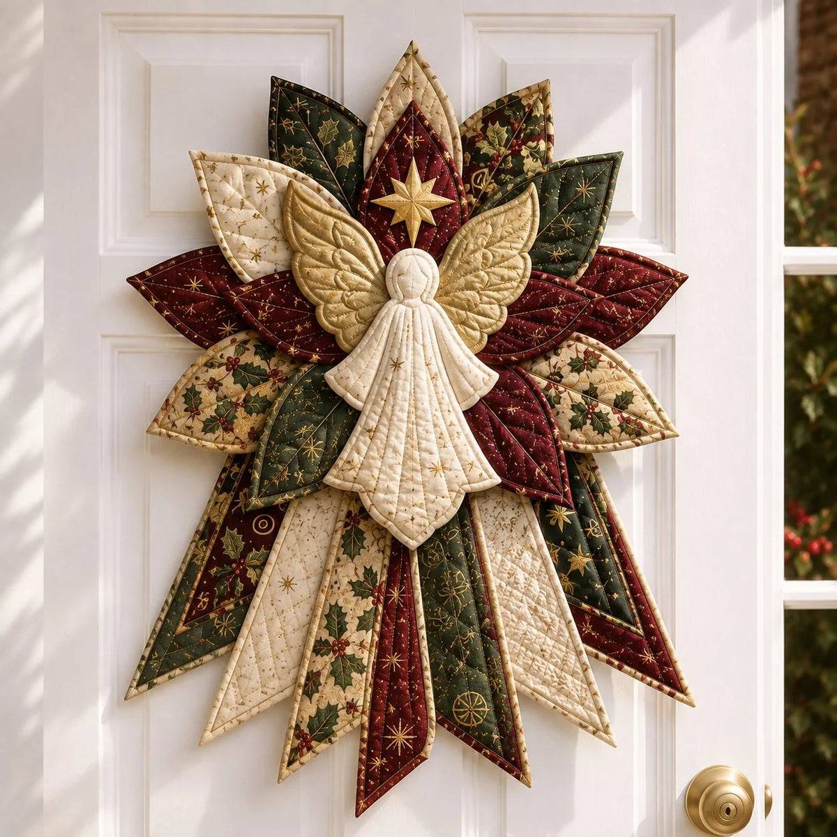 Door Hanging Sewing Kit Quilted Christmas 7 Designs