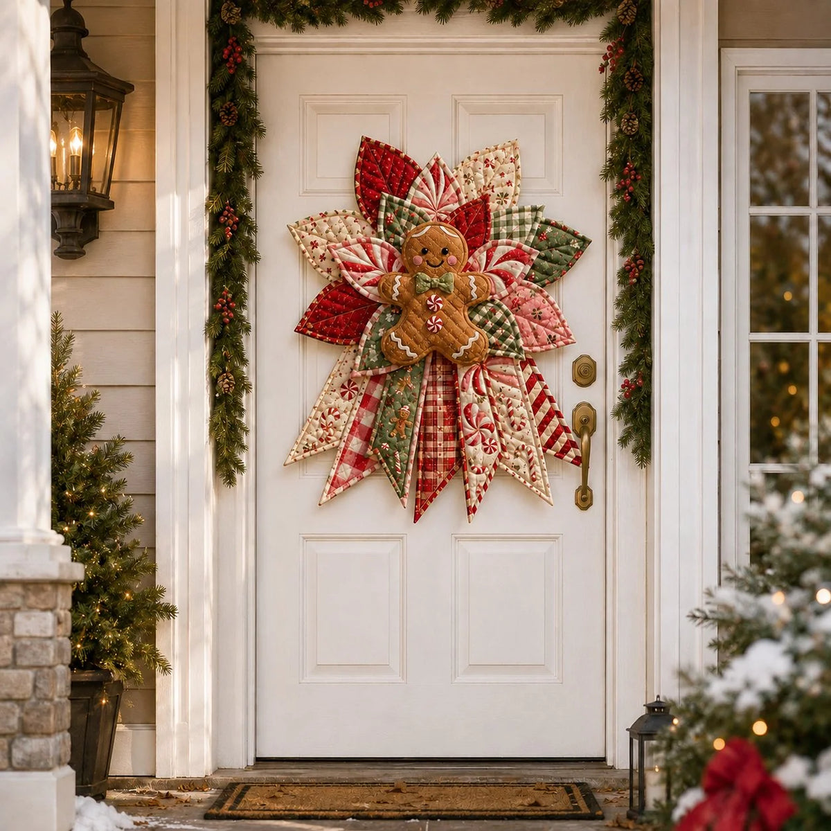 Door Hanging Sewing Kit Quilted Christmas 7 Designs