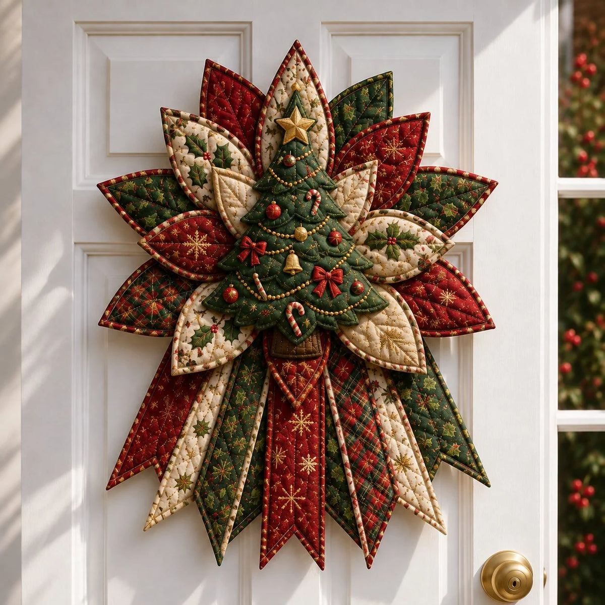Door Hanging Sewing Kit Quilted Christmas 7 Designs