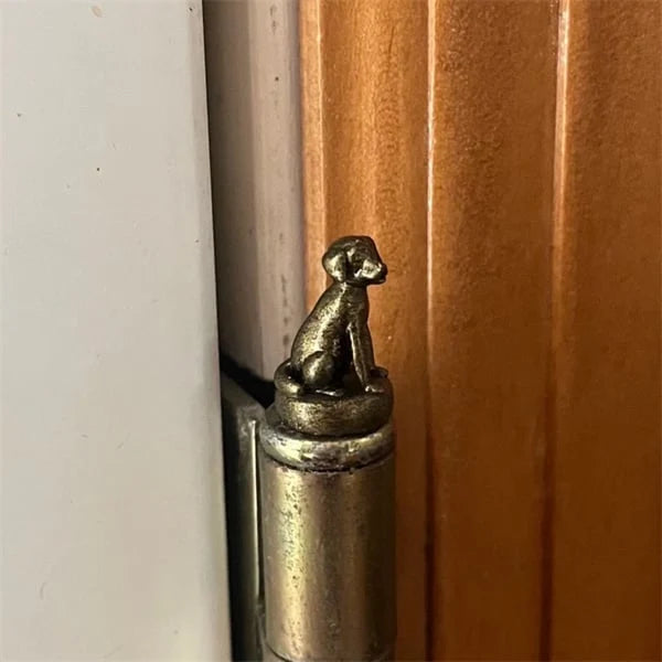 Door Hinge Caps Magnetic Bronze Finish Animal & Plant Motifs