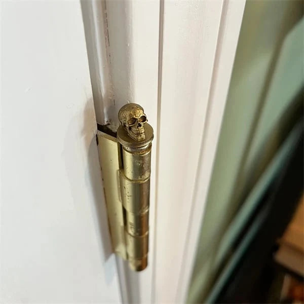 Door Hinge Caps Magnetic Bronze Finish Animal & Plant Motifs