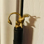 Door Hinge Sculpture Magnetic Vintage Bronze Handcrafted