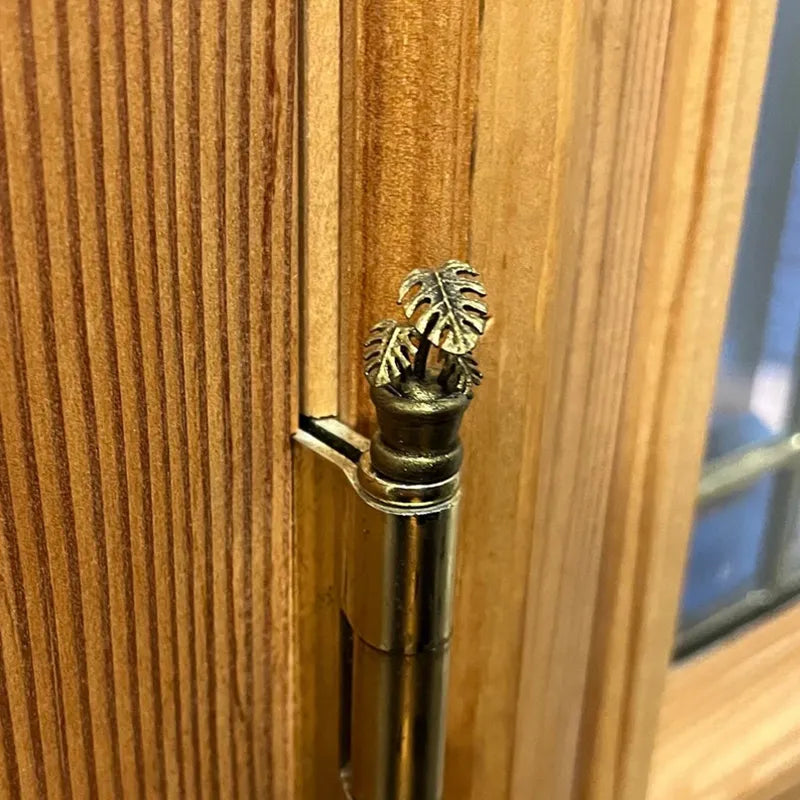 Door Hinge Sculpture Magnetic Vintage Bronze Handcrafted
