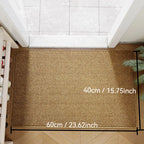Door Mat Faux Jute Non-Slip Rubber Backing