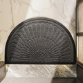 Door Mat Half-Round Textured Surface & Non-Slip Rubber Backing