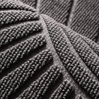Door Mat Half-Round Textured Surface & Non-Slip Rubber Backing