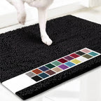 Door Mat Microfiber Chenille Non-Slip Machine Washable