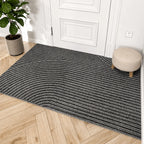 Door Mat Textured Dirt Trapper Non-Slip Rubber Base
