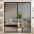 Door Screen Magnetic Auto Close Fiberglass Mesh No Drill