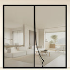 Door Screen Magnetic Auto Close Fiberglass Mesh No Drill