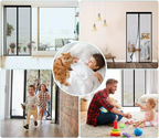 Door Screen Magnetic Closure Hands-Free Heavy-Duty Terylene