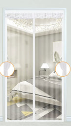 Door Screen Magnetic Closure Hands-Free Heavy-Duty Terylene