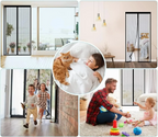 Door Screen Magnetic Closure Tool-Free Terylene