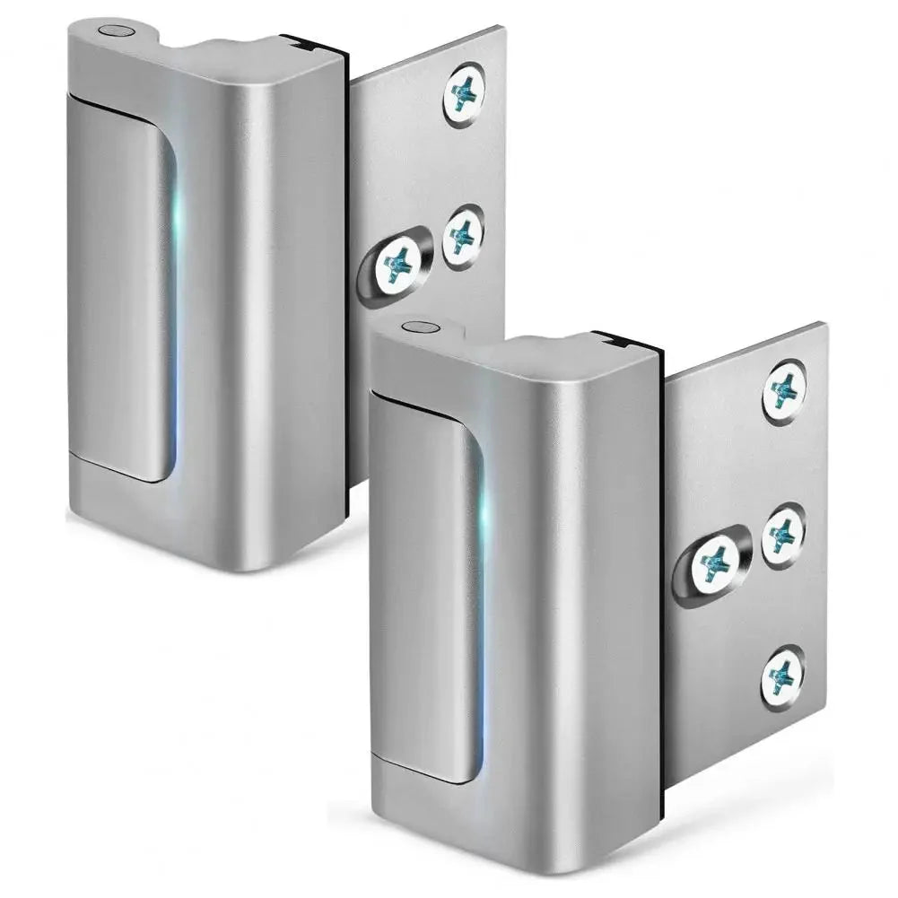 Door Security Latch Heavy-Duty Aluminum 800 Pounds Quick Install