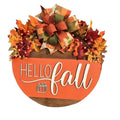 Door Sign Hello Fall Pumpkin Weather Resistant