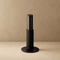 Door Stop Solid Brass Knurled Finish Rubber Bumper