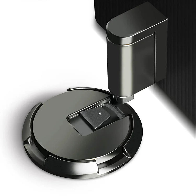 Door Stop Zinc Alloy Floor-Mounted Push-Lock