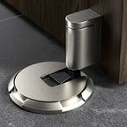Door Stop Zinc Alloy Floor-Mounted Push-Lock