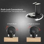 Door Stopper Heavy-Duty Adjustable 0.98 Inch Adhesive & Screw