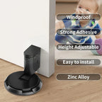 Door Stopper Heavy-Duty Adjustable 0.98 Inch Adhesive & Screw