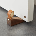 Door Stopper Solid Wood Non-Slip Base