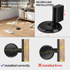 Door Stopper Zinc Alloy Adjustable Height Locking Grip