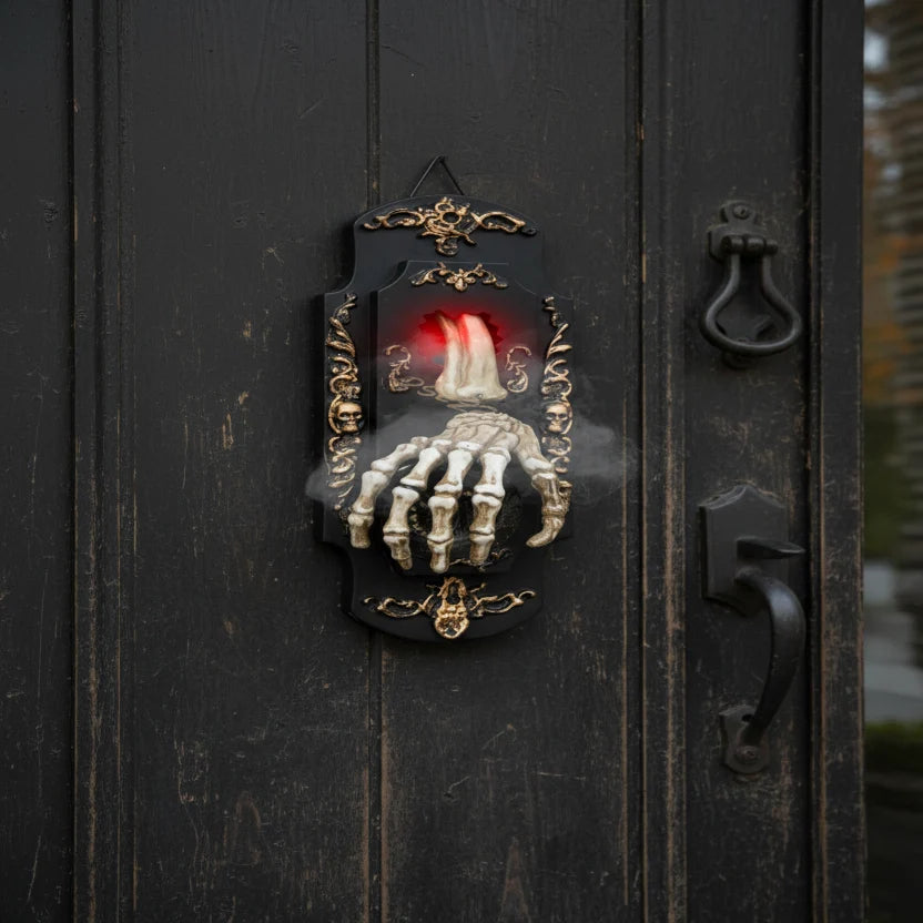 Doorbell Prop Black Metal Motion Touch & Sound