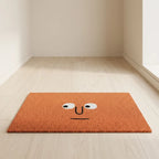 Doormat Emoji Design Polyester Surface & Non-Slip Backing