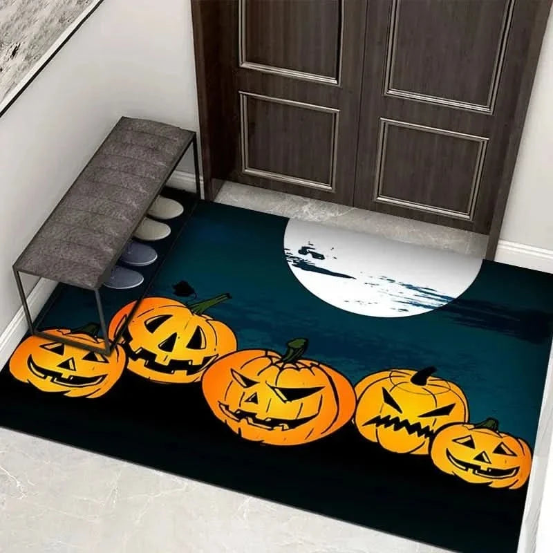 Doormat Halloween Printed Non-Slip Easy-Care